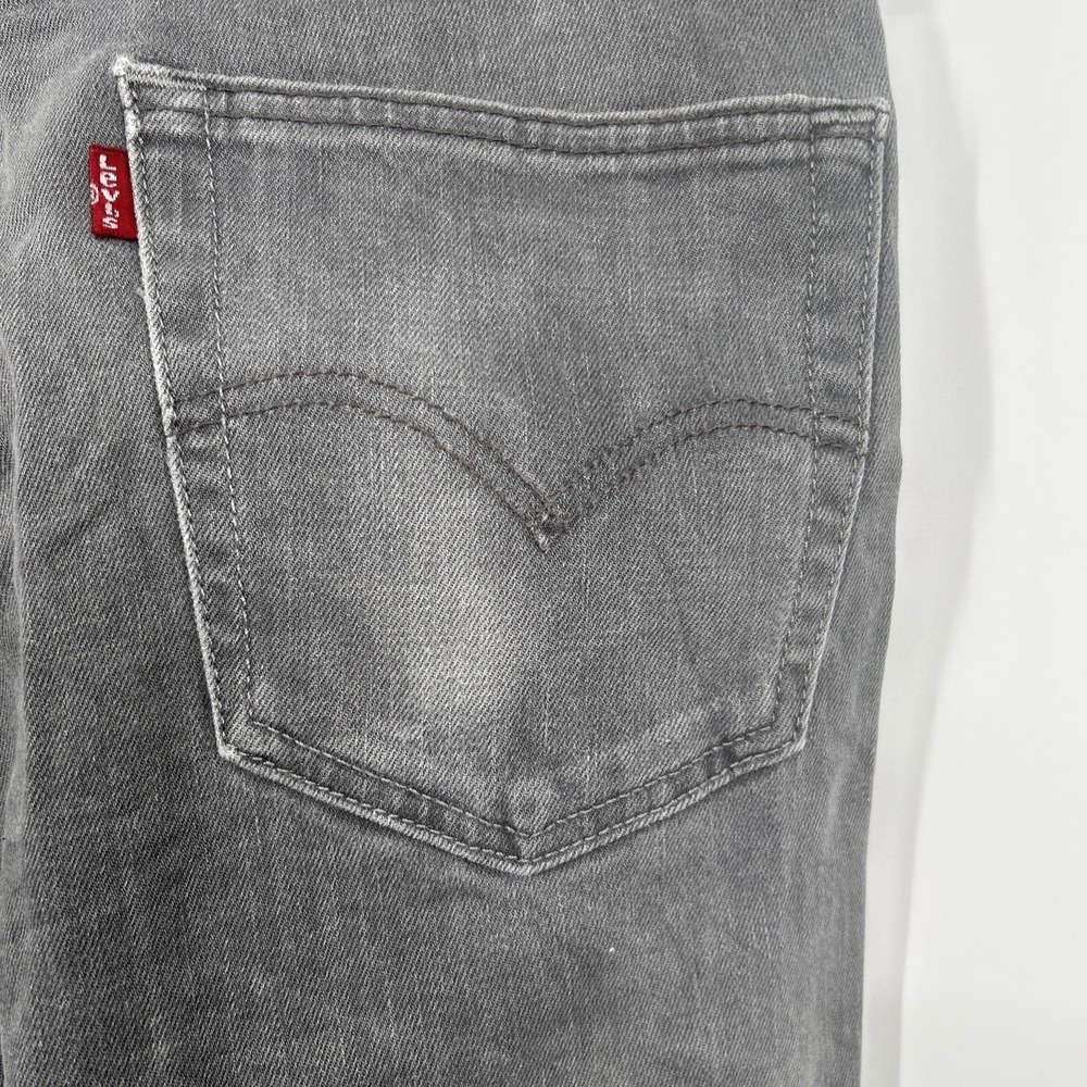 Levi's 541 Men's 33x32 Gray Jeans Athletic Taper Stretch Denim - Picture 6 of 11
